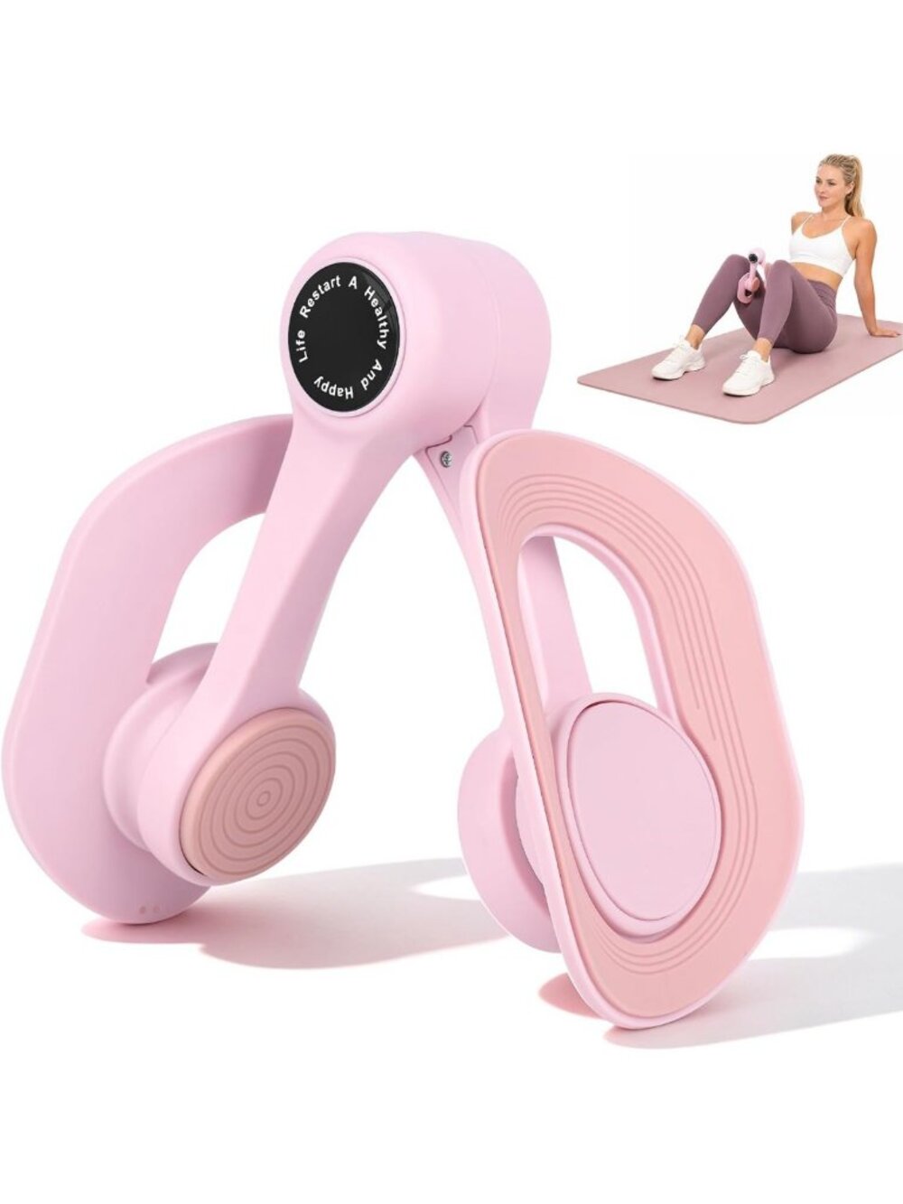 Portable Inner Thigh & Hip Muscle Trainer for Women - Fitness Exerciser Tool